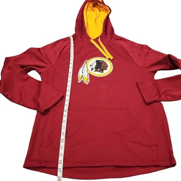 Fanatics Men's Red Long Sleeve NFL Washington Redskins Hoodie Medium - Picture 9 of 12